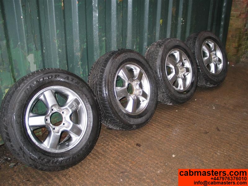 Toyota Landcruser Amazon 18 chrome Alloys and Tyres