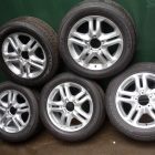 Toyota 200 v8 land cruiser 10 spoke alloy wheels dunlop grand trek 285-50-r20-112v-m-s