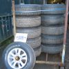 TOYOTA LAND CRUSIER 5 Studd Alloy Wheels v&tyres NEW TAKE OFF 004