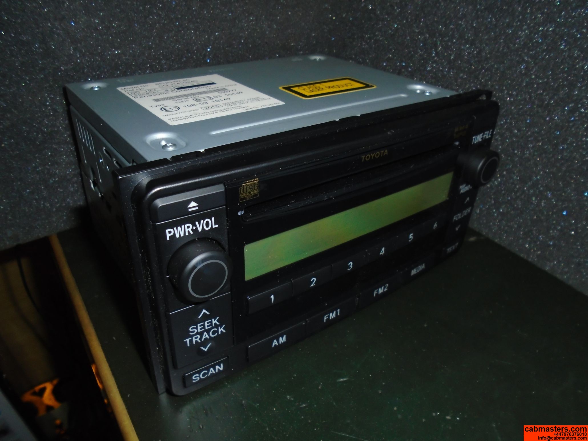 Toyota CD Head Unit - Panasonic for sale at Cabmasters.com
