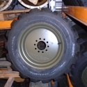 Moffett Mounty Wheel Rims and Tyres SET OF 3